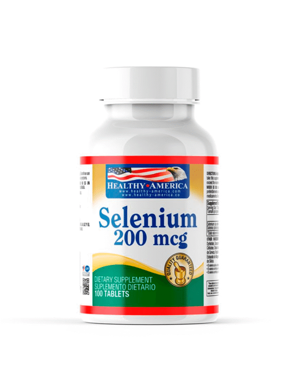Selenium 200 mcg x 100 Tabletas - Healthy America