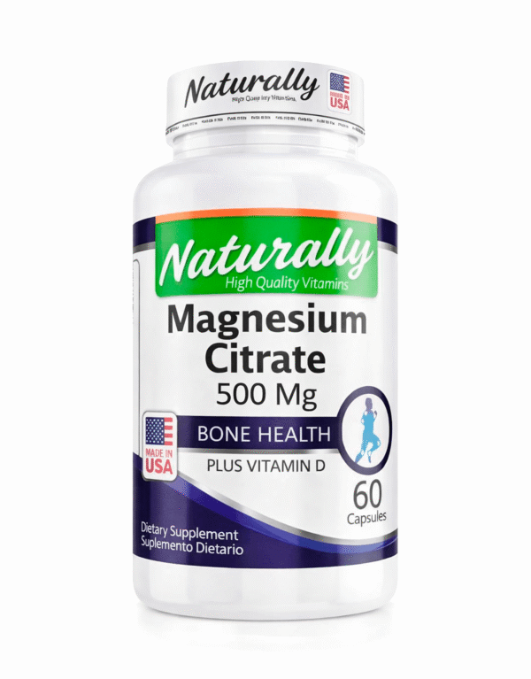 Citrato de Magnesio 500mg x60 capsulas Capsulas - Naturally