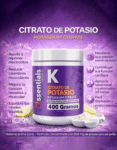 Citrato de Potasio 400g – Essentials 0