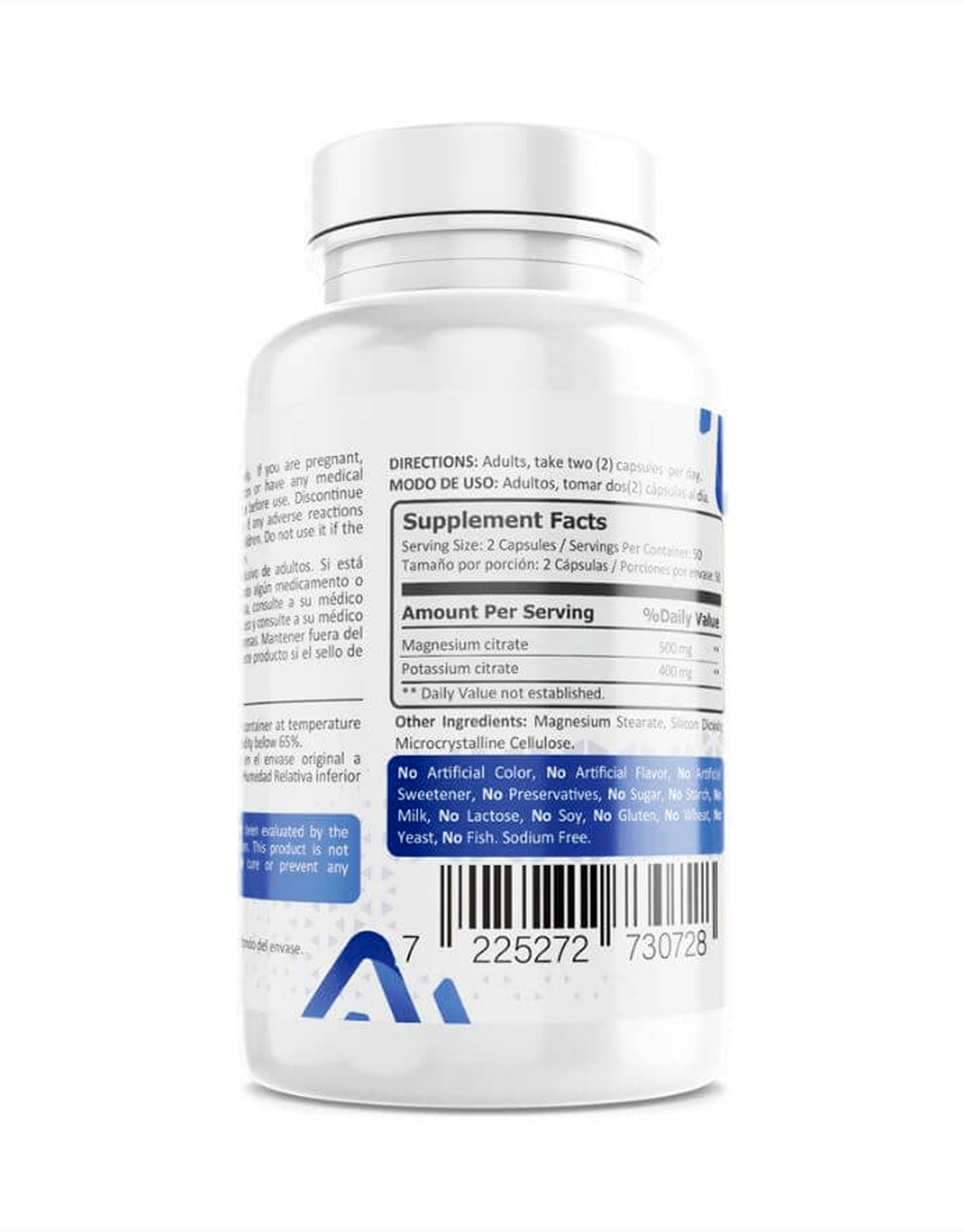 Citrato de magnesio y potasio 100 cápsulas - Magpro 2