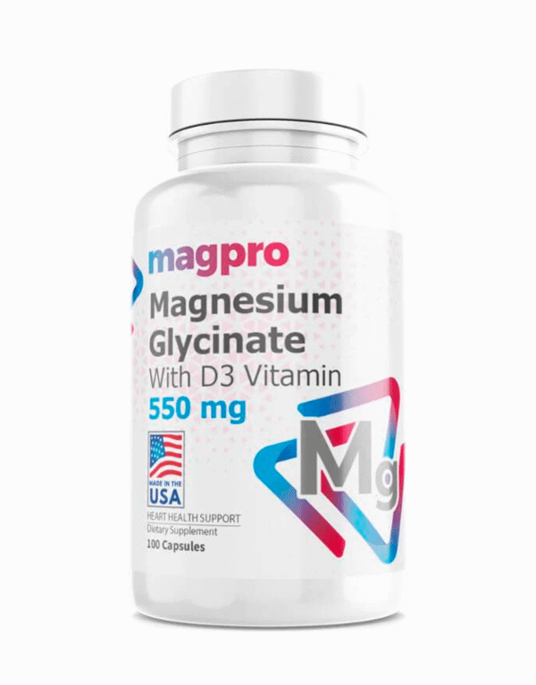 Glicinato de Magnesio 550mg - Magpro