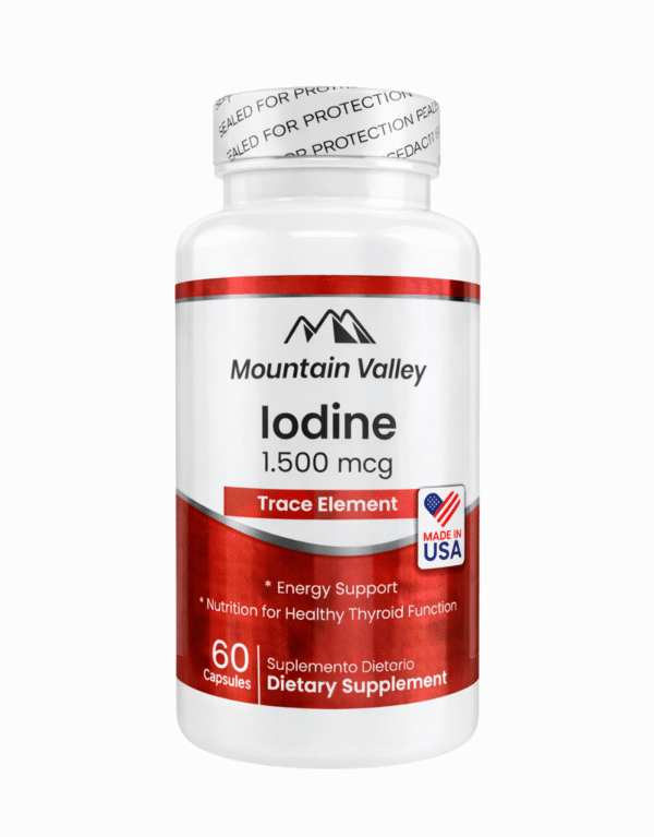 Lodine1500 mcg X60 Capsulas - Mountain Valley