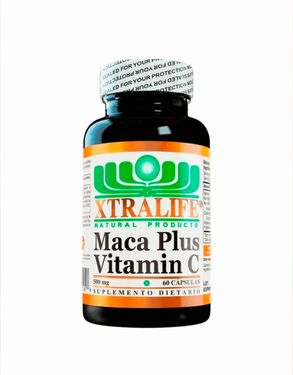 Maca Plus + Vitamina C  - Xtralife 60 Cápsulas