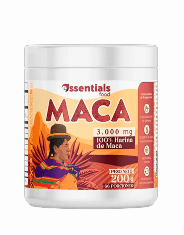 Maca Roja en Polvo 200g - Essentials Food