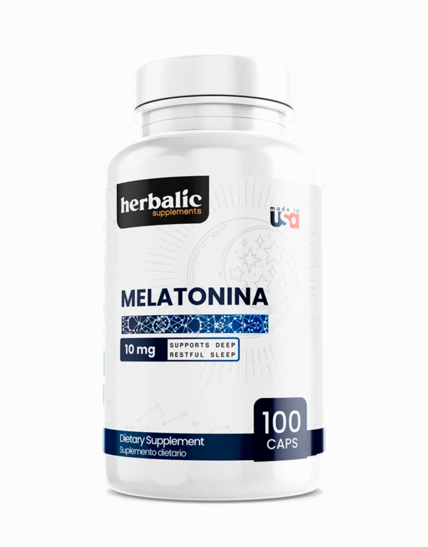 Melatonina 10 mg  100 cápsulas - Herbalic