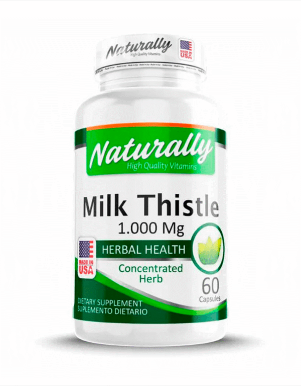 Milk thistle 1000Mg 60 cápsulas - Naturally