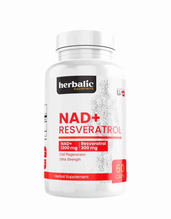 NAD + Resveratrol x60 capsulas - Herbalic Supplements