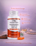 Niacinamide vitamina b3 500mg X60 Capsulas – Mountain Valley 1