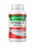 Omega 3 1360mg x 100 Sotfgels – Naturally 0
