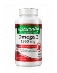 Omega 3 1360mg x 60 Sotfgels – Naturally 0