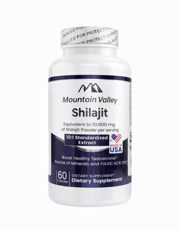 Shilajit 10000 mg X60 Capsulas - Mountain Valley