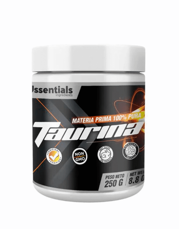 Taurina 250gr en polvo 100% pura - Eseentials