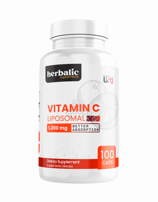 Vitamina C Liposomal 1.200mg 100 cápsulas - Herbalic