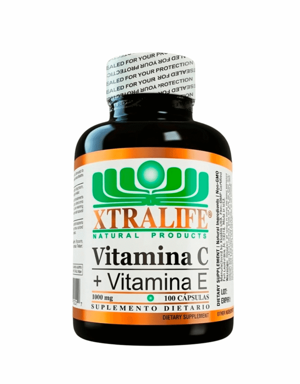 Vitamina C + Vitamina E - Xtralife 100 Cápsulas
