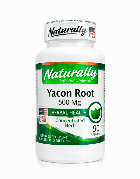 Yacon Root 500mg x90 capsulas - Naturally - TIENDA NATURISTA ...