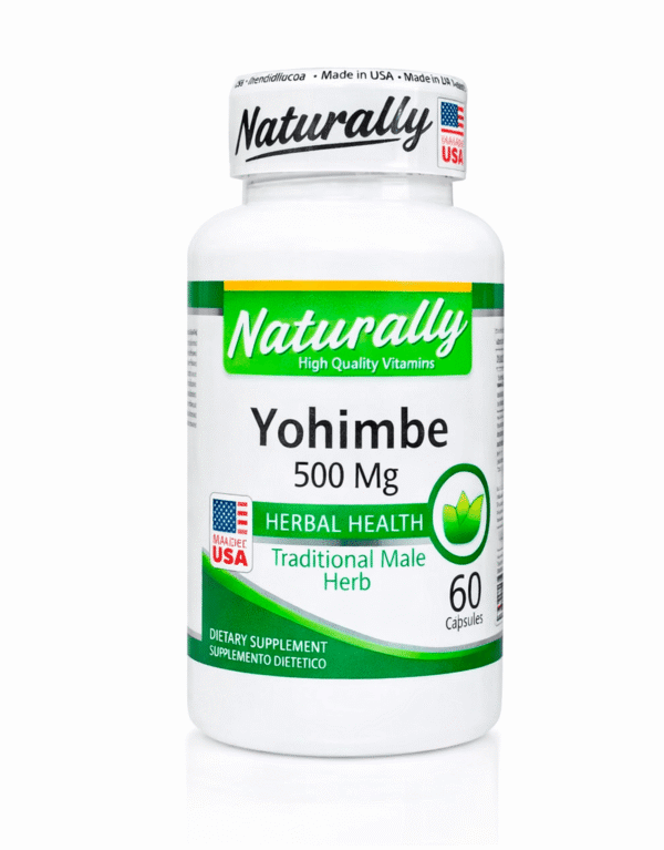 Yohimbe 500mg x60 capsulas - Naturally