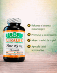 Zinc Gluconate 25mg – Xtralife 100 Tabletas 0