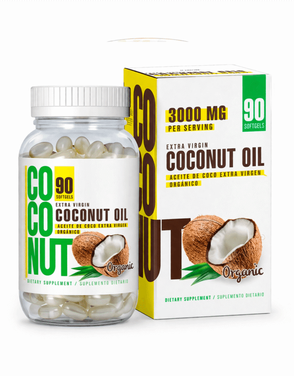Aceite Orgánico de Coco 1000 Mg x 90 Soft - Healthy America
