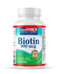Biotina 900 mcg x 120 softgels- Healthy America