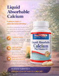 Calcium Liquid Absorbable & Vitamina D3 100 softgels – Healthy america 0