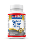 Chelated Zinc 40 Mg x 100 Cap – Healthy America 0