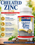 Chelated Zinc 40 Mg x 100 Cap – Healthy America 0