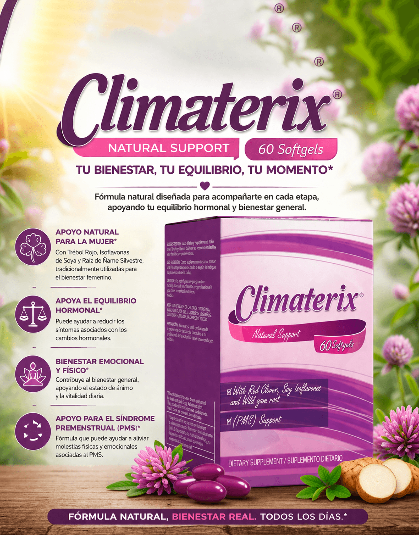Climaterix 60 Softgels - Healthy America 1