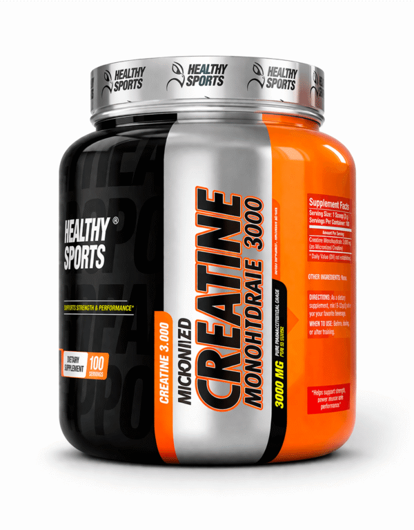 Creatina Monohidratada 3000mg Healthy Sports X 100 Servicios