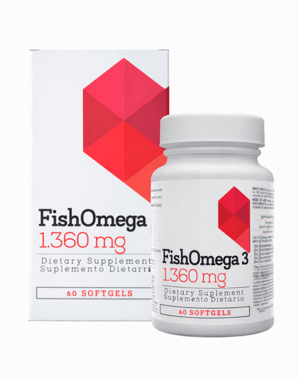 Fish Omega 3 1360 Mg X 60 Softgels - Healthy America