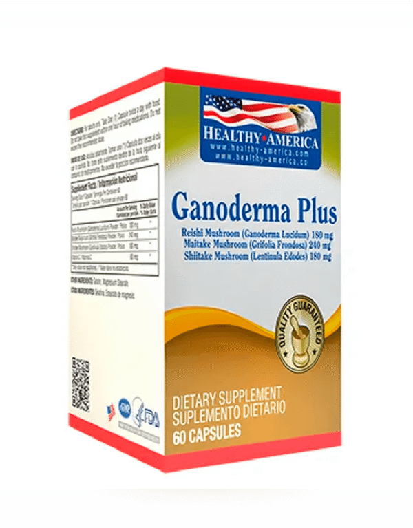 Ganoderma Plus 60 Capsulas - Healthy America