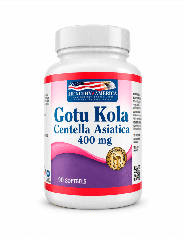 Gotu Kola/centella Asiática 400mg por 90 cápsulas Lab healthy America