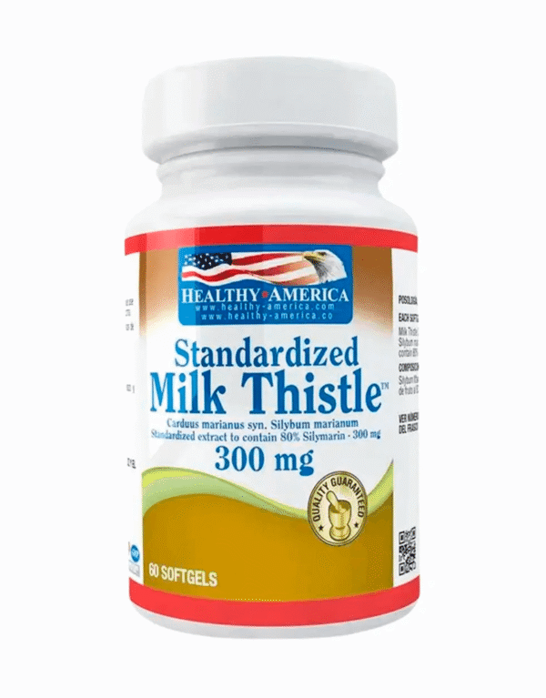 Milk Thistle 300 mg 60 Softgels - Healthy America