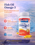 Omega 3 1200 mg 60 Softgels – Healthy America 0
