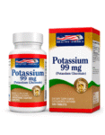 Potasio 99 mg Minerales 100 Softgels Healthy America 0