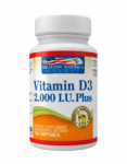 Vitamina D3 2000 IU x 100 Soft – Healthy America 0