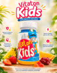 Vitaton kids Multivitaminico para niños por 60 gomitas 0