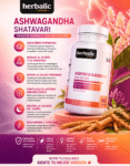 Ashwagandha Shatavari Herbalic 60 capsulas