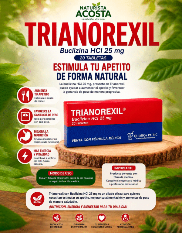 Trianorexil Estimulante del Apetito